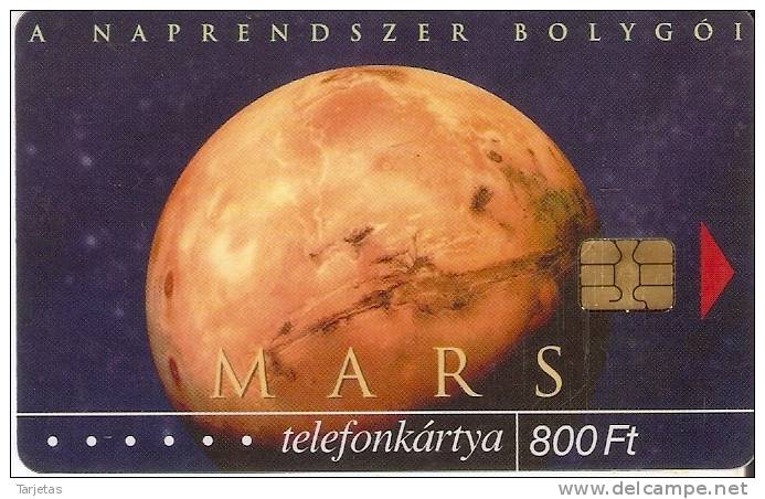 TARJETA DE HUNGRIA DEL PLANETA  MARTE (PLANET) - Astronomie