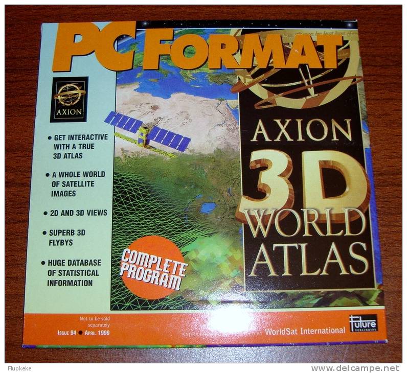 Axion 3D World Atlas The World At Your Fingertips Édition Sur Cd-Rom - Encyclopedieën