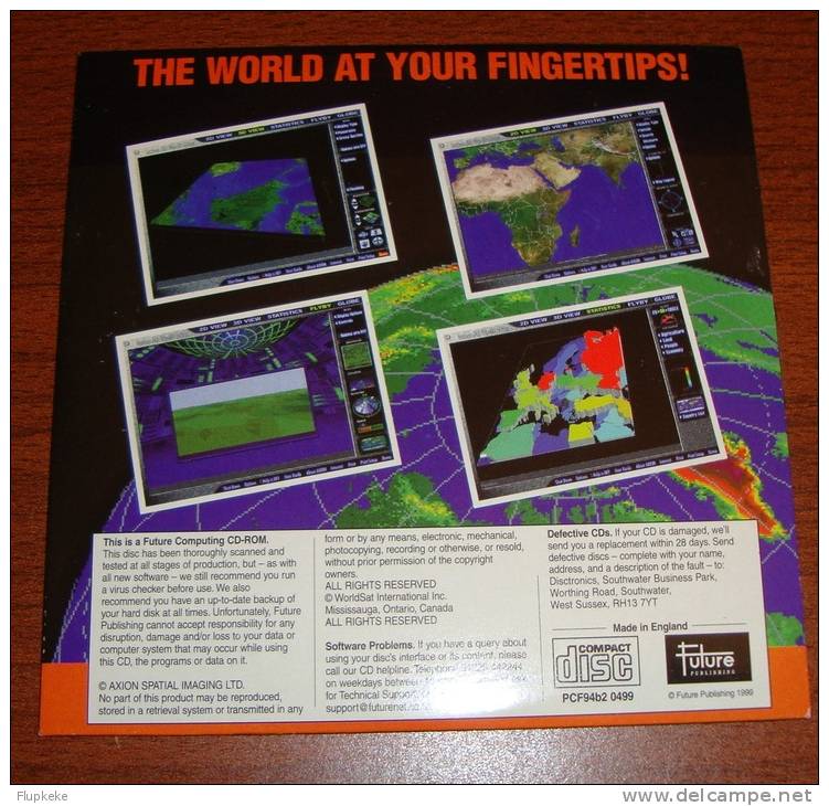 Axion 3D World Atlas The World At Your Fingertips Édition Sur Cd-Rom - Enciclopedias