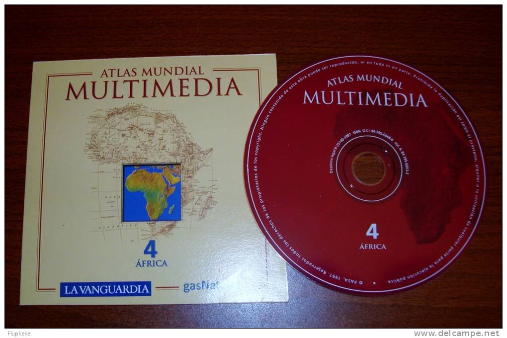 Atlas Mundial Multimedia 4 Africa La Vanguardia 1997 Édition Sur Cd-Rom - Encyclopedieën