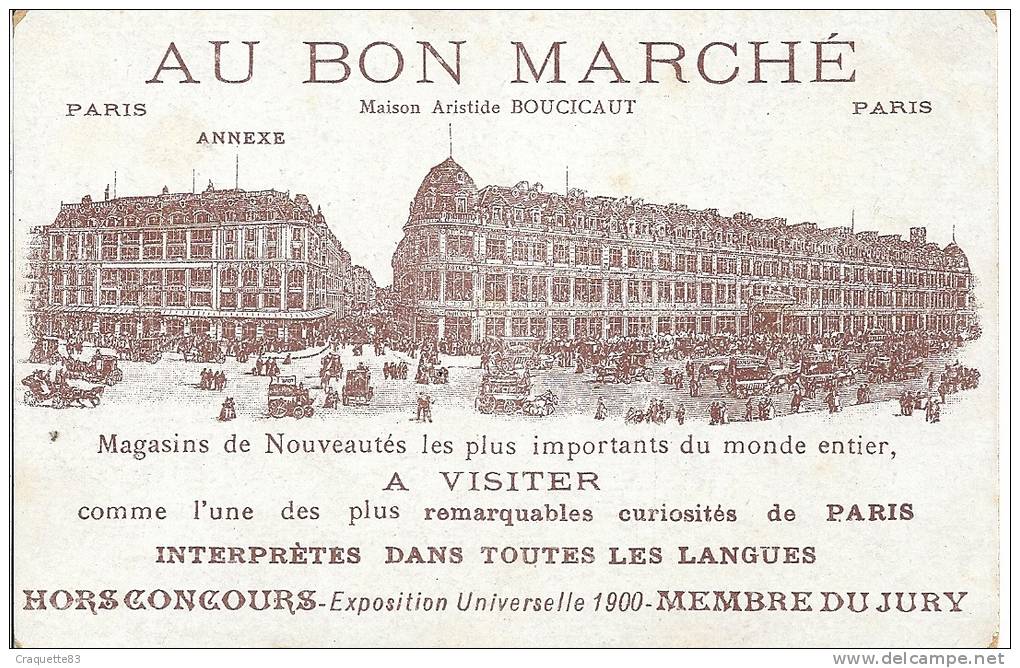 AU BON MARCHE-MAISON ARISTIDE BOUCICAUT - Altri & Non Classificati