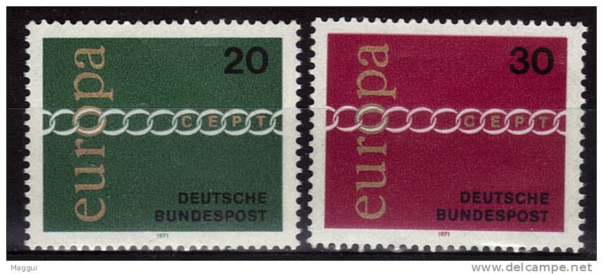 ALLEMAGNE  N° 538/39  **  Europa - 1971