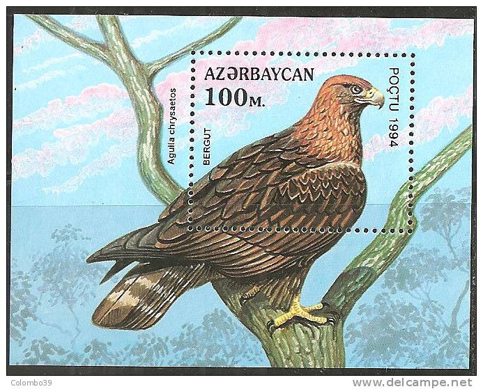 Azerbaigian  1994  MNH  -  Yv. Bloc 10 FAUNA - Azerbaijan