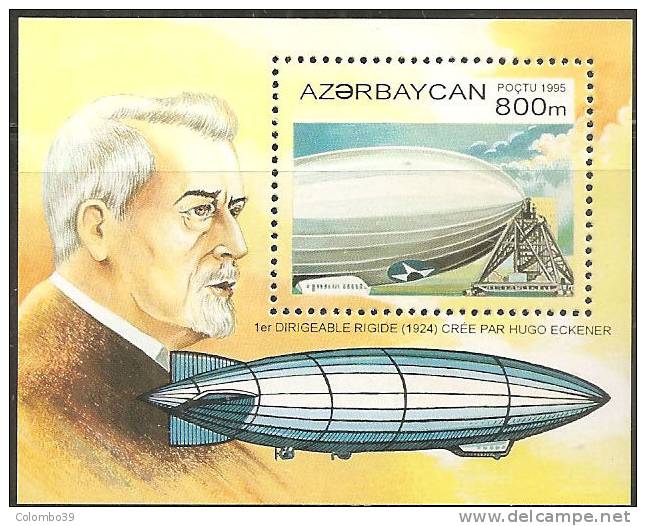 Azerbaigian  1994  MNH  -  Yv. Bloc 16 DIRIGIBILI - Azerbaïjan