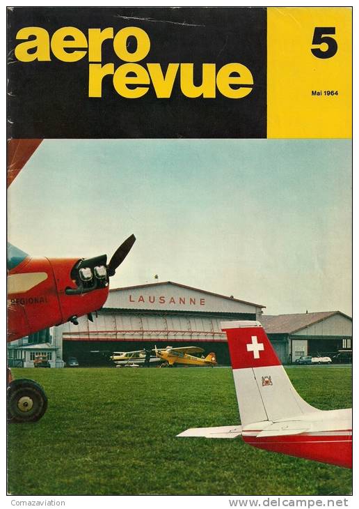 Aero Revue - Mai 1964 - Lausanne-Blécherette - AeroAirplanes