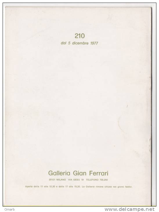 Lib080 Catalogo Mostra Il Gioco Giocato, Libretto Galleria Arte Ferrari, Milano, 1977, Artisti, Giochi, Cavallo Dondolo - Arts, Antiquity