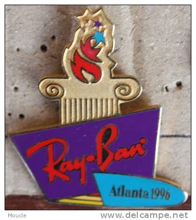 JEUX OLYMPIQUES - JO - ATLANTA 1996 - RAY BAN LUNETTES - FLAMMES - SPONSOR - Jeux Olympiques