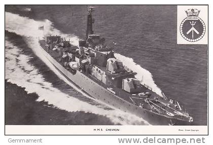 SHIPPING - H.M.S. CHEVRON - Warships