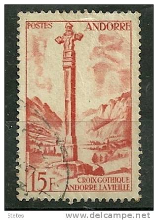 Andorre Français Oblitéré ; Yvert & Tellier ;  N° 146 ; " Croix Gothique " - Gebraucht