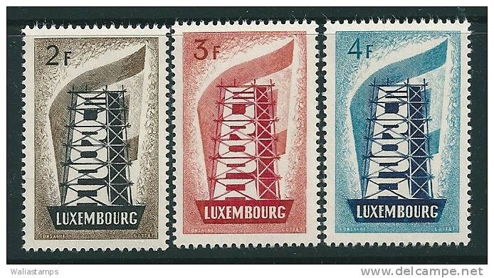 LUXEMBOURG 1956 Europa Key Set Of 3 MNH SG 609-11 - Neufs