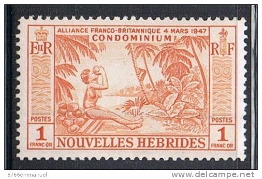 NOUVELLES-HEBRIDES N°183 N** - Unused Stamps