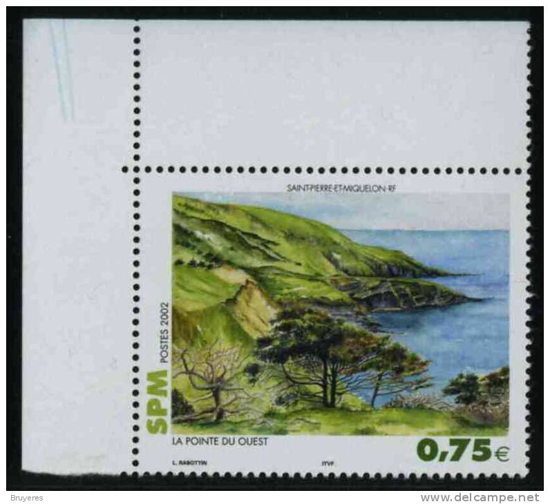 Timbre** De 2002  "0,75 € La Pointe Du Ouest" (YT 780) - Unused Stamps