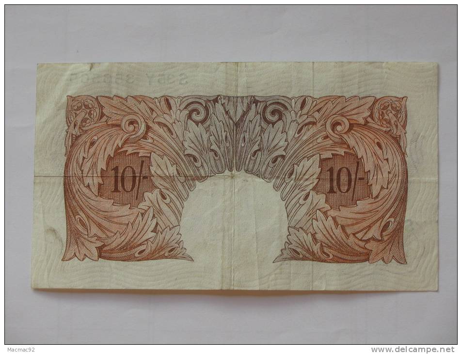 10 -Ten- Shillings (Non Daté) - 1955-1960 - GRANDE-BRETAGNE-  Great Britain -Bank Of England - 10 Shillings