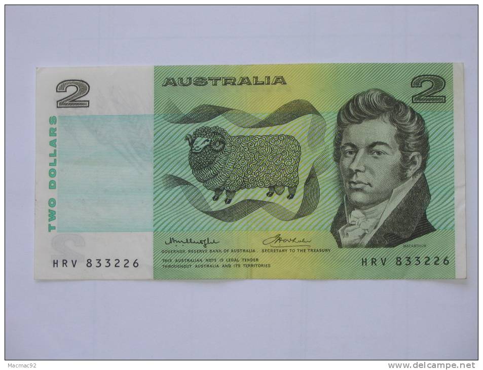2 -Two- Dollars 1966-1972 AUSTRALIE - AUSTRALIA - Altri & Non Classificati