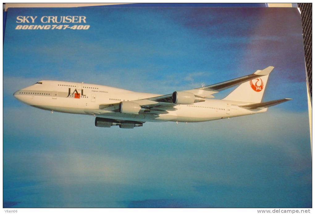 JAL   B 747  400     AIRLINE ISSUE - 1946-....: Moderne