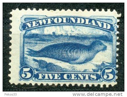Kanada (Britische Kolonien), Neufundland - Mi.Nr.  34 C -     Falz / Spuren - 1865-1902