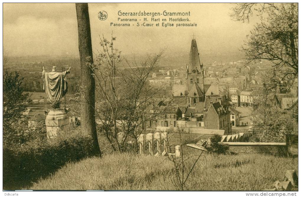 Geeraardsbergen -Grammont - Panorama - H. Hart En Hoofdkerk - Geraardsbergen