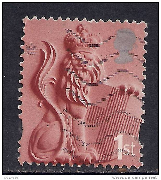 GB 2001 - 2002 QE2 1ST CLASS DEFINITIVE LION & SHIELD USED STAMP SG EN 2.. ( F372 ) - England