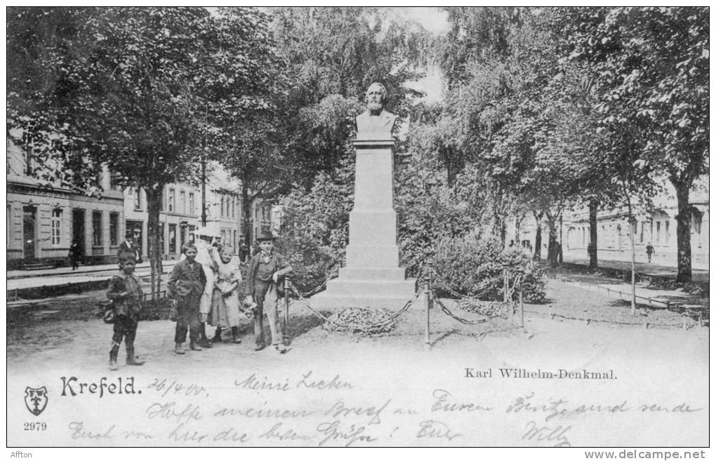Krefeld 1900 Postcard - Krefeld