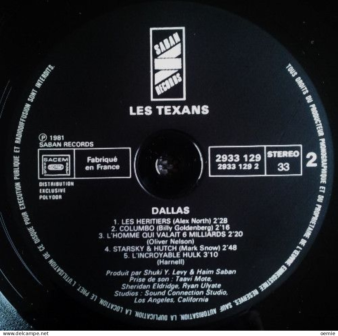 DALLAS PAR LES TEXANS  °  LES THEMES DE VOS FEUILLETONS TELEVISES PREFERES - Compilations