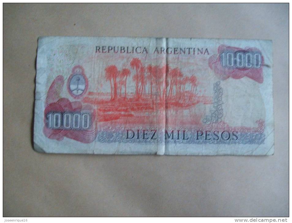 REPUBLICA ARGENTINA DIEZ MIL PESOS 10000  -  02746406E - Argentina