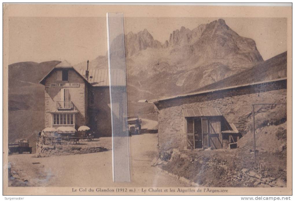 CPA   COL DU GLANDON  LE CHALET ET LES AIGUILLES DE L'ARGENTIERE - Autres & Non Classés