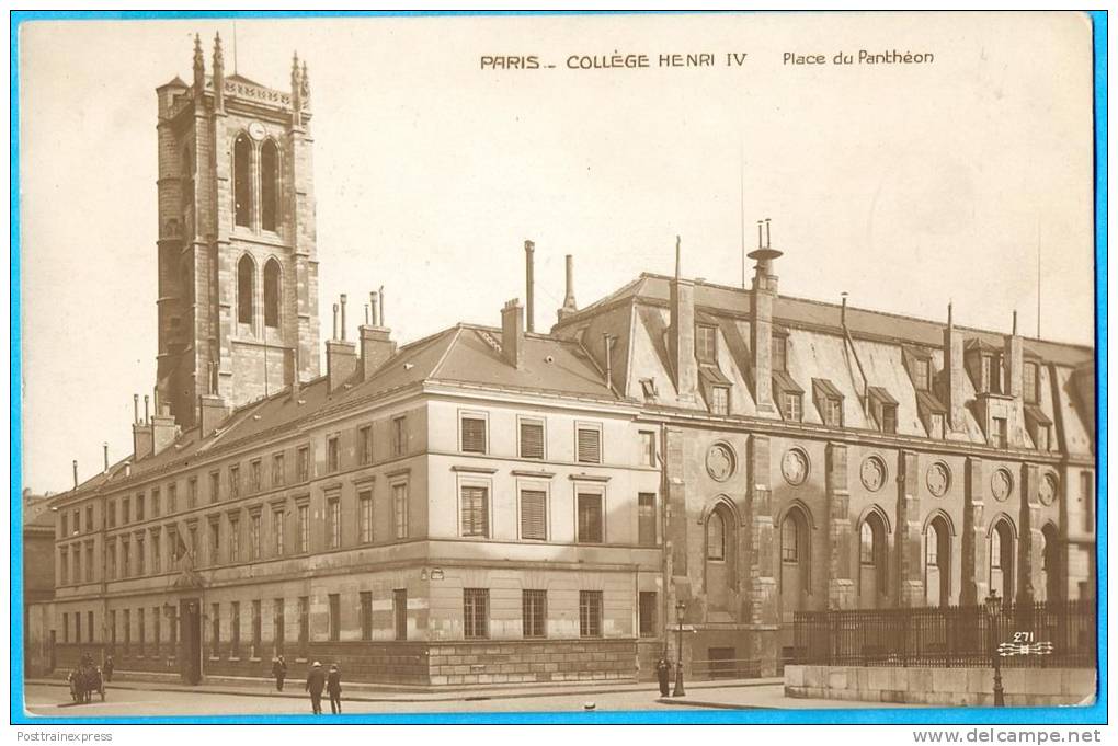 France. Paris. College Henry IV. - Onderwijs, Scholen En Universiteiten