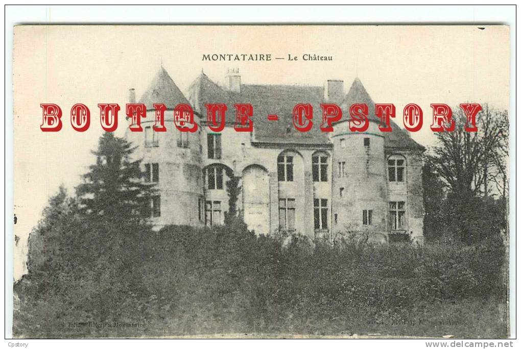 60 - MONTATAIRE - Le Chateau - Dos Scané - Montataire