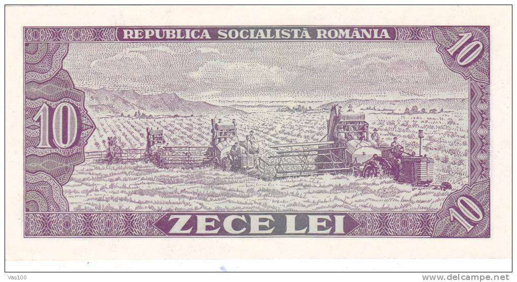 Roumanie - Romania 10 LEI 1966 UNC NEUF. - Romania