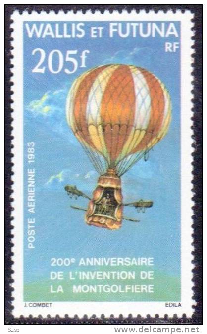 WALLIS Et FUTUNA 1983  Poste Aerienne  PA 124 Neuf Sans Charniere **200e Anniversaire Invention Montgolfière - Neufs