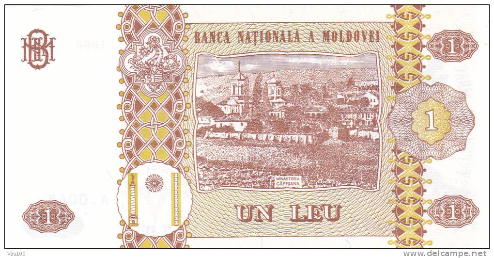 Moldova Billete De"UN LEU" Issue 1994 ,UNC/NONCIRCULE. - Moldawien (Moldau)
