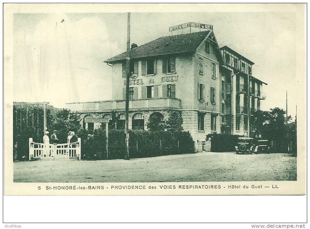 58 CPA Saint Honoré Les Bains Hotel Du Guet - Saint-Honoré-les-Bains