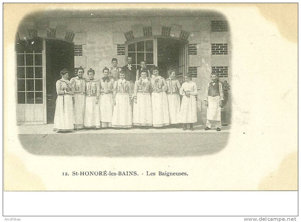 58 CPA Saint Honoré Les Baigneuses - Saint-Honoré-les-Bains