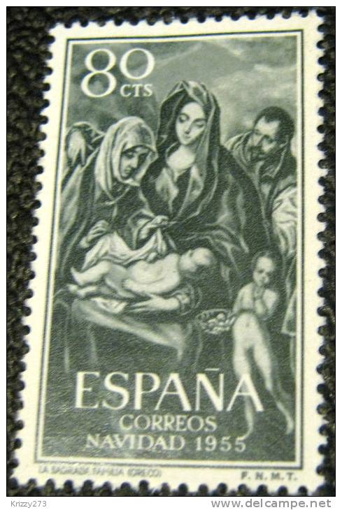 Spain 1955 The Holy Family After El Greco 80c - Mint - Unused Stamps
