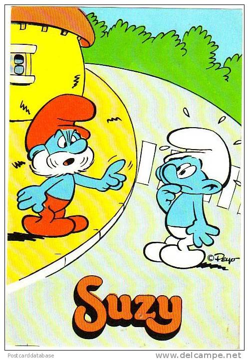 Schtroumpfs - Smurfen - Smurfs - Suzy - & Sticker - Adesivi