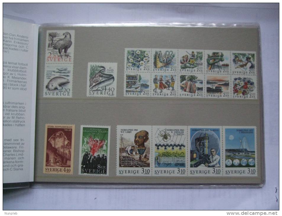 SWEDEN 1988 FULL YEAR PACK SCHWEDISCHE BRIEFMARKEN 1988 - Komplette Jahrgänge