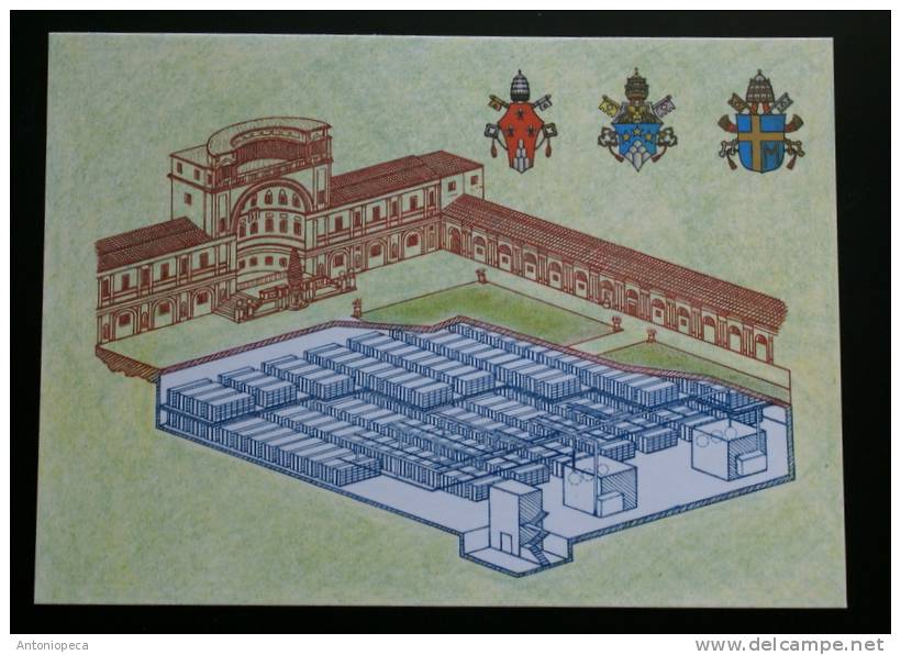 VATICANO 1984 - OFFICIAL POSTCARD 400 LIRE ARCHIVIO SEGRETO - Entiers Postaux