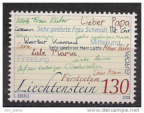 2008 Liechtenstein Mi. 1470**MNH Europa - 2008