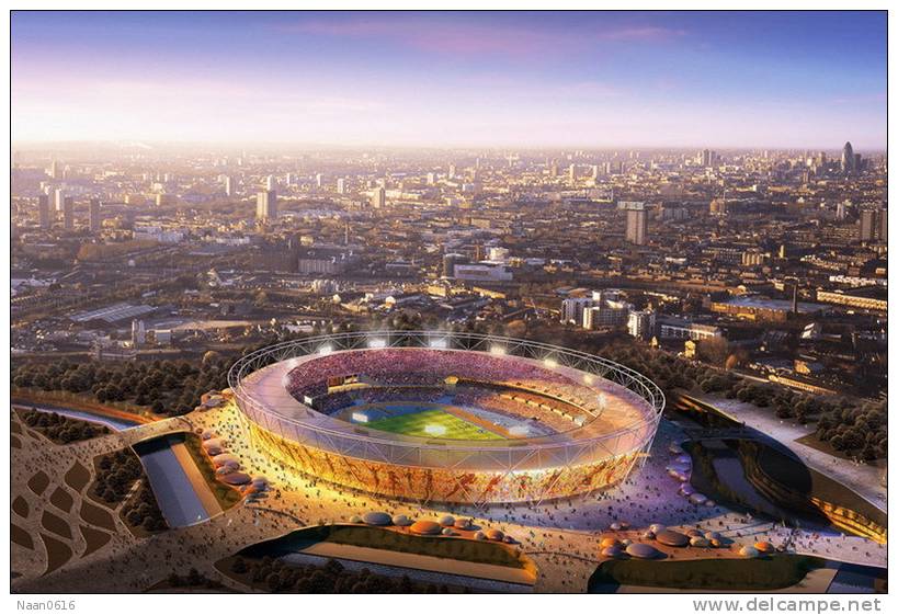 [Y41-84  ]   2012 London Olympic Games  Stadium    , Postal Stationery --Articles Postaux -- Postsache F - Summer 2012: London