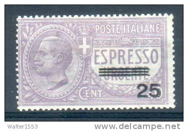 Italia Regno 1917 ESPRESSO ** MH - Poste Exprèsse
