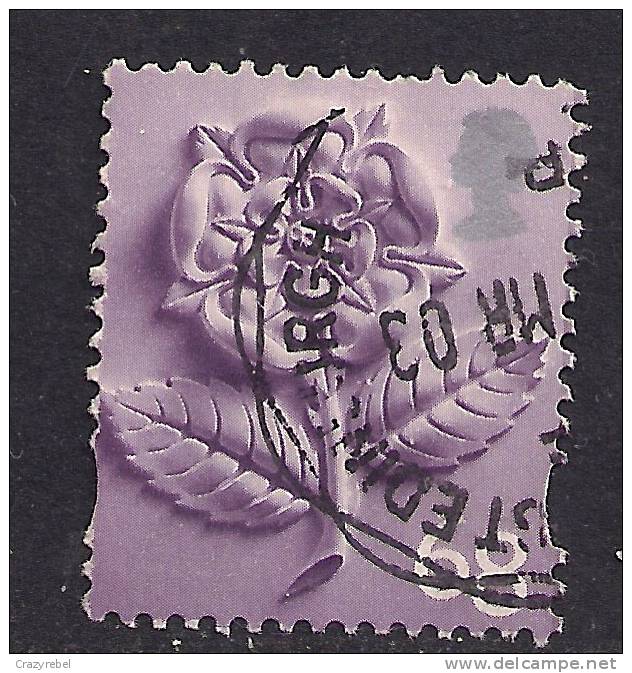 GB 2001 - 2002 QE2 65p DEFINITIVE USED TUDOR ROSE STAMP SG EN 4.( C946 ) - England