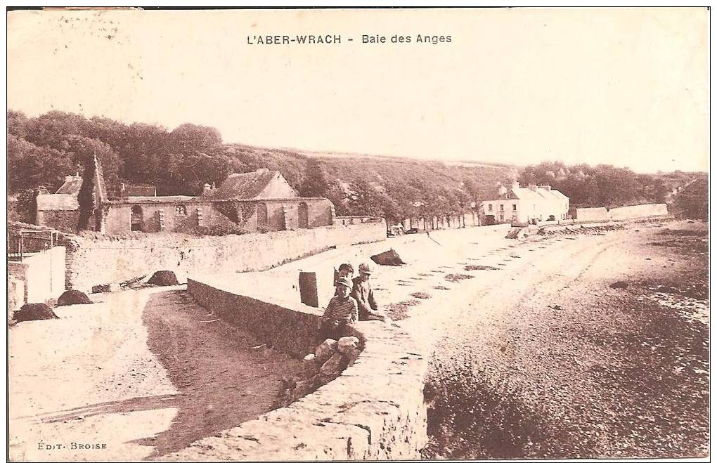 L'ABER-WRACH (29) Baie Des Anges En 1932 - Autres & Non Classés