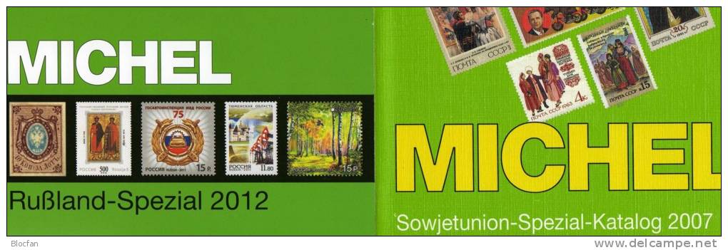 Spezialkatalog Sowjetunion+ Rußland Spezial Katalog 2012 Neu 217€ A-Z With Error On Stamps Catalogue From MICHEL Germany - Colecciones