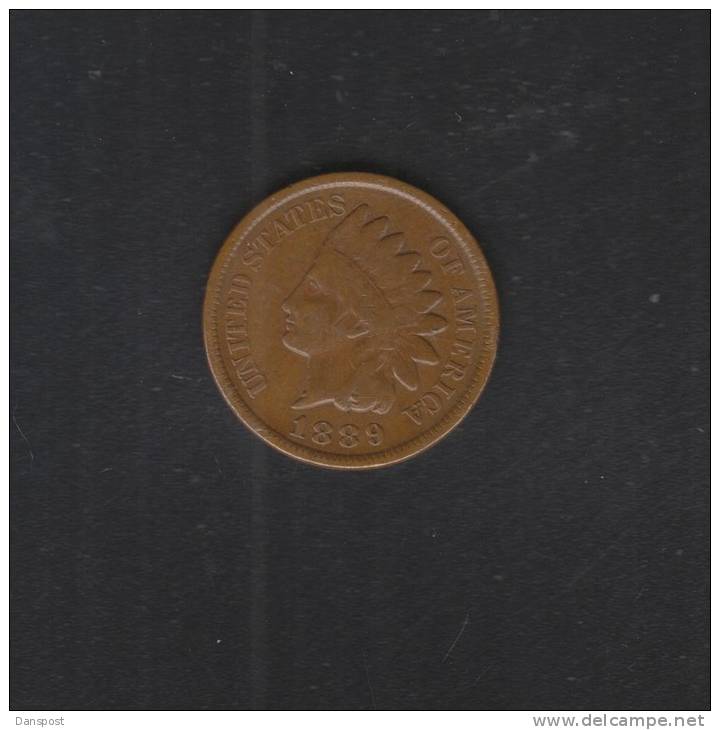 USA One Cent 1889 - 1859-1909: Indian Head