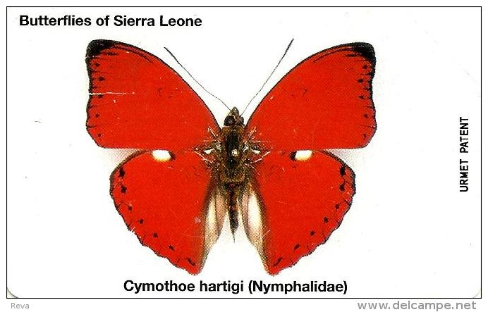 SIERRA LEONE 10 UNITS BUTTERFLIY  URMET SRL-10 READ DESCRIPTION !! - Sierra Leone