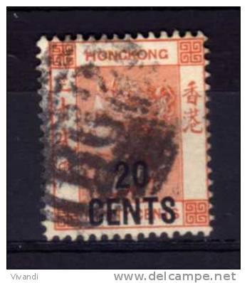 Hong Kong - 1885 - 20 Cents Surcharged Definitive - Used - Gebraucht