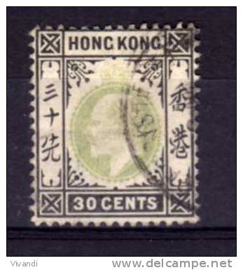 Hong Kong - 1903 - 30 Cents Definitive (Watermark Crown CA) - Used - Gebraucht