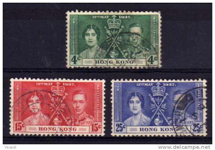 Hong Kong - 1937 - Coronation - Used - Used Stamps