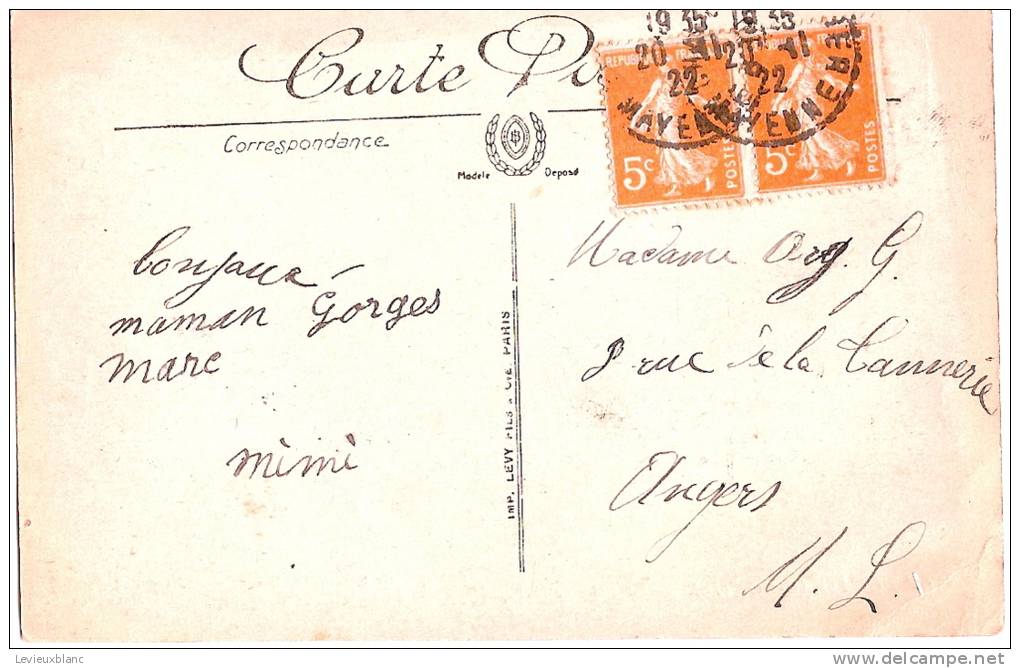 Cartes Postales Diverses/CHATEAU-GONTIER/Mayenne/Bazar Chasserray/1922      CPDIV4 - A Identifier