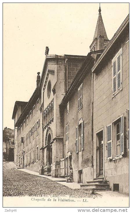 MOINTLUEL - RUE DU COLLEGE - CHAPELLE DE LA VISITATION - Montluel